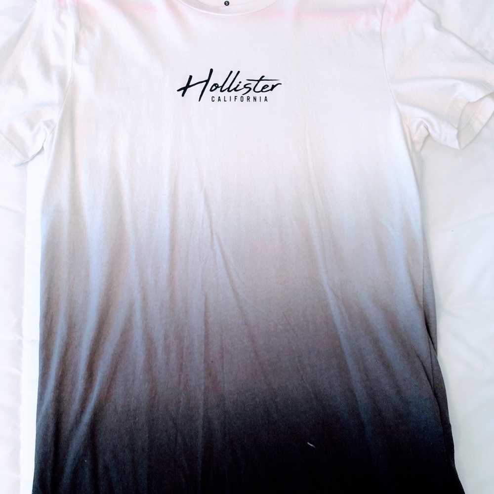 Mens Ombre Logo Hollister Tee